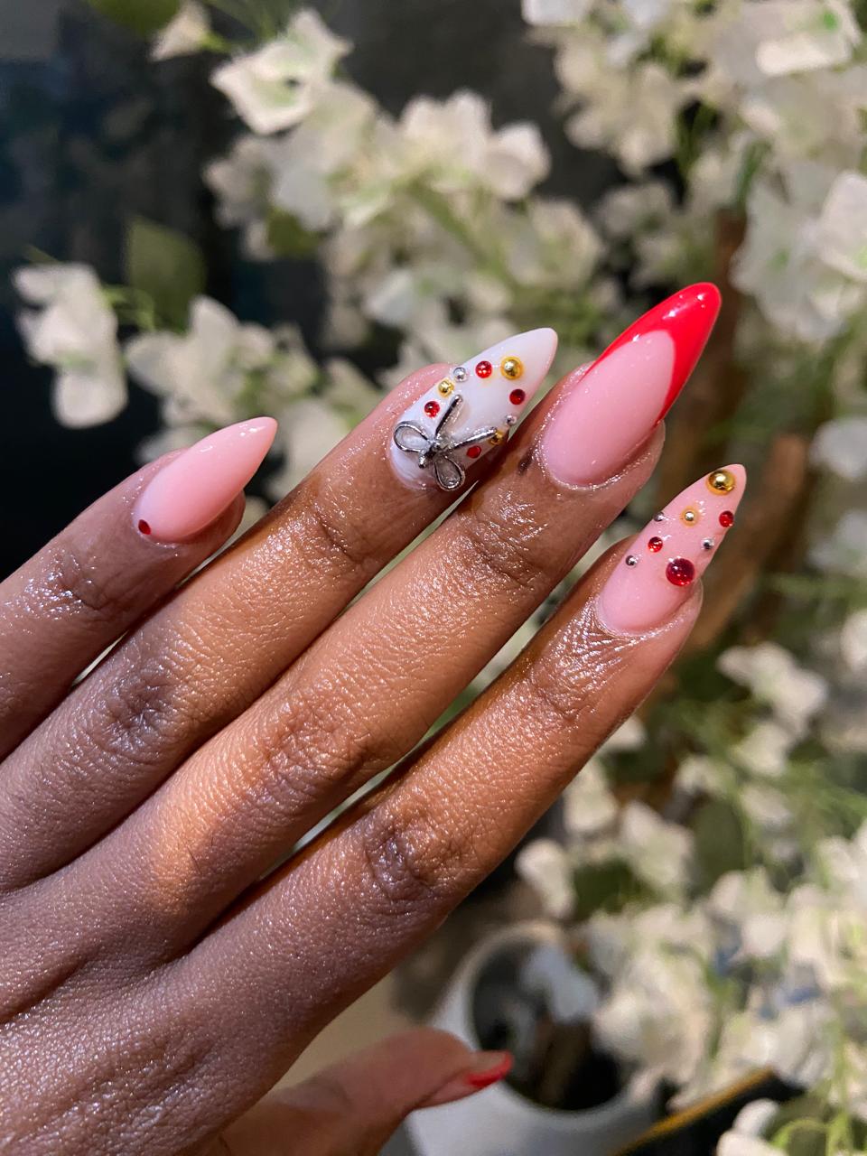 Bow & Crystal Detail